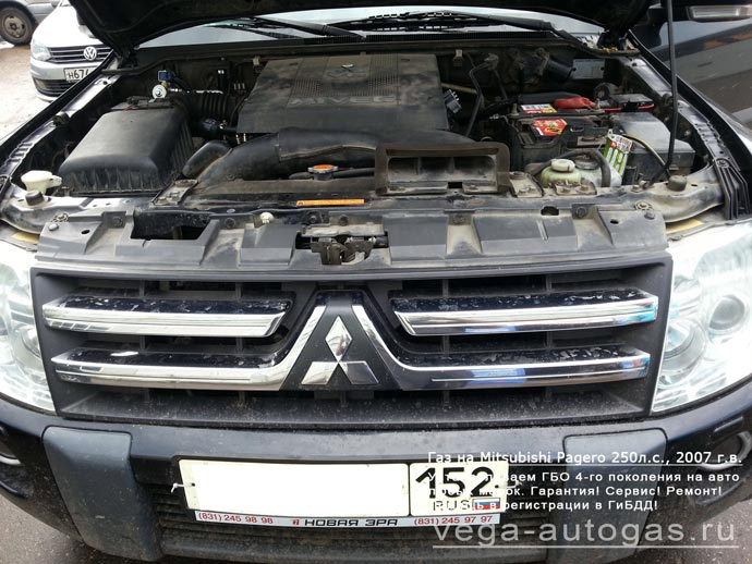 ГБО Альфа М на Mitsubishi Pajero 2007 г.в., Н.Новгород, Дзержинск