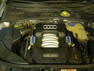 Установка ГБО Впрыск Альфа 6 на Audi A4 2.8 V6 Quattro, звоните: 413-49-36